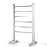 Devanti Electric Heated Towel Rail Rails Warmer Rack Aluminium Bar Bathroom