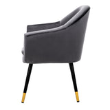 Artiss Armchair Accent Chair Retro Wooden Armchairs Single Sofa Velvet Seat Grey