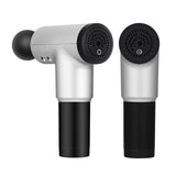 Fit Smart Vibration Massage Therapy Device Black Grey 4 Massage Heads 6 Modes  Black, Grey