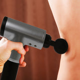 Fit Smart Vibration Massage Therapy Device Black Grey 4 Massage Heads 6 Modes  Black, Grey