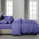 Royal Comfort 2000TC Quilt Cover Set Bamboo Cooling Hypoallergenic Breathable Queen Royal Blue