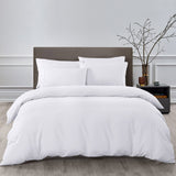 Royal Comfort 2000TC 6 Piece Bamboo Sheet & Quilt Cover Set Cooling Breathable Queen White