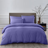 Royal Comfort 2000TC 6 Piece Bamboo Sheet & Quilt Cover Set Cooling Breathable King Royal Blue