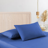 Casa Decor 2000 Thread Count Bamboo Cooling Sheet Set Ultra Soft Bedding Double Royal Blue