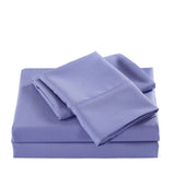 Casa Decor 2000 Thread Count Bamboo Cooling Sheet Set Ultra Soft Bedding Queen Mid Blue