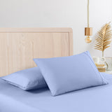 Casa Decor 2000 Thread Count Bamboo Cooling Sheet Set Ultra Soft Bedding King Light Blue