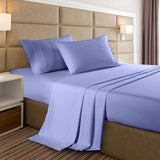 Casa Decor 2000 Thread Count Bamboo Cooling Sheet Set Ultra Soft Bedding King Single Mid Blue