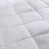 Royal Comfort 1000GSM Luxury Bamboo Fabric Gusset Mattress Pad Topper Cover Double White