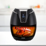 Kitchen Couture 4 Litre Air Fryer Digital Display Black 1400W Healthy Cooker  Black