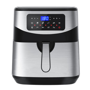 Kitchen Couture 12 Litre Air Fryer Multifunctional LCD One Touch Display Silver  Silver