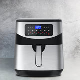 Kitchen Couture 12 Litre Air Fryer Multifunctional LCD One Touch Display Silver  Silver