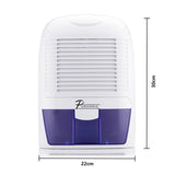 Pursonic 1500ML Clean Air Max Dehumidifier Portable Electric Office Home White 1500ml White, Blue