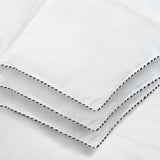 Royal Comfort Bamboo Blend Quilt 250GSM Luxury Doona Duvet 100% Cotton Cover Queen White