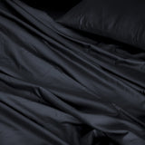 Royal Comfort 1000TC Hotel Grade Bamboo Cotton Sheets Pillowcases Set Ultrasoft Queen Charcoal