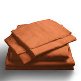 Royal Comfort 1000TC Hotel Grade Bamboo Cotton Sheets Pillowcases Set Ultrasoft King Cinnamon