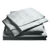 Royal Comfort 1000TC Hotel Grade Bamboo Cotton Sheets Pillowcases Set Ultrasoft King Cool Grey