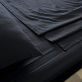 Royal Comfort 1000TC Hotel Grade Bamboo Cotton Sheets Pillowcases Set Ultrasoft King Charcoal