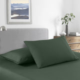 Royal Comfort 2000 Thread Count Bamboo Cooling Sheet Set Ultra Soft Bedding Queen Olive