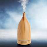 Milano Decor Aroma Diffuser 100ml Ultrasonic Humidifier Purifier And 3 Pack Oils 100ml Light Wood