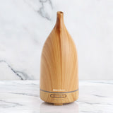 Milano Decor Aroma Diffuser 100ml Ultrasonic Humidifier Purifier And 3 Pack Oils 100ml Light Wood