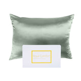 Royal Comfort Mulberry Soft Silk Hypoallergenic Pillowcase Twin Pack 51 x 76cm 51 x 76 cm Sage