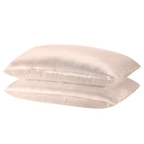 Royal Comfort Mulberry Soft Silk Hypoallergenic Pillowcase Twin Pack 51 x 76cm 51 x 76 cm Champagne Pink