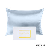 Royal Comfort Pure Silk Pillow Case 100% Mulberry Silk Hypoallergenic Pillowcase 51 x 76 cm Soft Blue