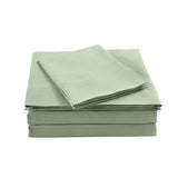 Royal Comfort Bamboo Blended Sheet & Pillowcases Set 1000TC Ultra Soft Bedding Queen Sage Green