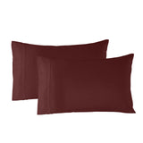 Royal Comfort Bamboo Blended Sheet & Pillowcases Set 1000TC Ultra Soft Bedding Queen Malaga Wine