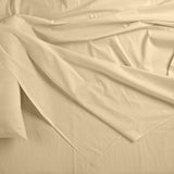 Royal Comfort Bamboo Blended Sheet & Pillowcases Set 1000TC Ultra Soft Bedding Queen Oatmeal