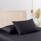 Casa Decor 2000 Thread Count Bamboo Cooling Sheet Set Ultra Soft Bedding Single Charcoal