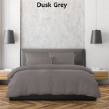 Royal Comfort 1500 Thread Count 6 Piece Cotton Rich Bedroom Collection Set King Dusk Grey