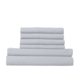 Royal Comfort 1500 Thread Count 6 Piece Cotton Rich Bedroom Collection Set King Indigo