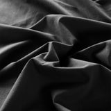 Royal Comfort Vintage Washed 100% Cotton Sheet Set Fitted Flat Sheet Pillowcases Double Charcoal