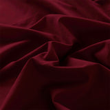 Royal Comfort Vintage Washed 100% Cotton Sheet Set Fitted Flat Sheet Pillowcases Double Mulled Wine