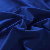 Royal Comfort Vintage Washed 100% Cotton Quilt Cover Set Bedding Ultra Soft Single Royal Blue