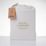 Royal Comfort Vintage Washed 100% Cotton Quilt Cover Set Bedding Ultra Soft King White