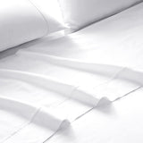 Royal Comfort 4 Piece 1500TC Sheet Set And Goose Feather Down Pillows 2 Pack Set Double White