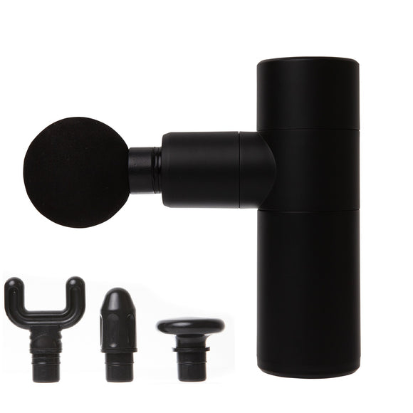 Fit Smart Mini Vibration Therapy Device Massage Gun Black  Black