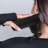 Fit Smart Mini Vibration Therapy Device Massage Gun Black  Black