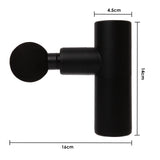 Fit Smart Mini Vibration Therapy Device Massage Gun Black  Black