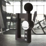 Fit Smart Hot Compress Mini Vibration Therapy Massage Device Black  Black