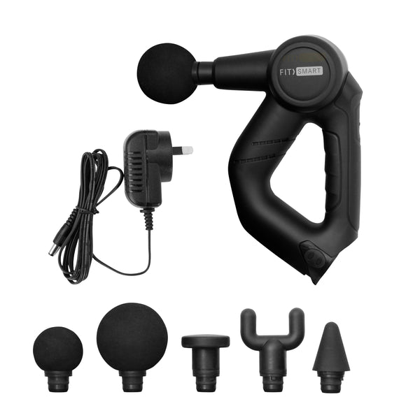 FIT Smart Pro Vibration Therapy Massage Device Black And White  Black, White