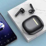 Fit Smart Wireless Earbuds Earphones Bluetooth 5.0 For IOS Android In Built Mic  Black