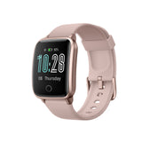 FitSmart Smart Watch Bluetooth Heart Rate Monitor Waterproof LCD Touch Screen  Rose Gold