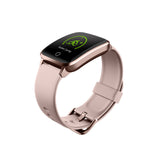 FitSmart Smart Watch Bluetooth Heart Rate Monitor Waterproof LCD Touch Screen  Rose Gold