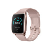 FitSmart Smart Watch Bluetooth Heart Rate Monitor Waterproof LCD Touch Screen  Rose Gold