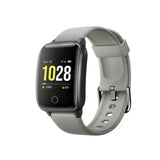 FitSmart Smart Watch Bluetooth Heart Rate Monitor Waterproof LCD Touch Screen  Silver Grey