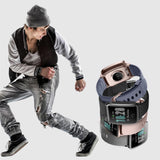 FitSmart Smart Watch Bluetooth Heart Rate Monitor Waterproof LCD Touch Screen  Silver Grey