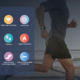 FitSmart Smart Watch Bluetooth Heart Rate Monitor Waterproof LCD Touch Screen  Silver Grey